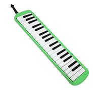 Melódica de 37 Teclas, Instrumento Musical de Viento con Teclado ABS para Entrenamiento Profesional Principiante (GREEN)