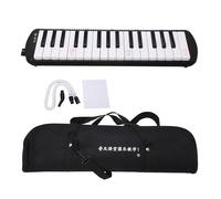 Melódica, Instrumento De Teclado De Piano De Aire Con Boquilla De 32 Teclas Con Bolsa De Transporte, Regalo Para Niños Principiantes, Instrumento Educativo Musical(Negro)