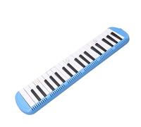 Melodica Instrumento de Viento de 37 Teclas para Principiantes y Niños - Diseño Portátil y ómico, Jóvenes Músicos, e (Rosado) (BLUE)