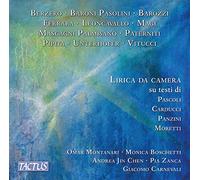Mélodies contemporaines italiennes pour voix et piano. Boschetti, Montanari, Chen, Zanca, Carnvali.