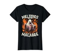 Melodies of The Macabre Halloween Music Lover Musician Camiseta gráfica económica