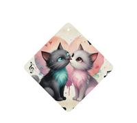 Melody - Ambientador de coche con estampado de gato y beso, para mujeres y hombres, para vehículo, dormitorio