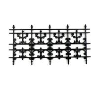 Melody Jane Dolls Houses Casa de Muñecas Negro Victoriano Barandillas Paquete de 6 Valla Piezas Accesorios Miniatura