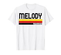 MELODY MELODY Nombre Personalizado Linda Idea Vintage Mujer MELODY Camiseta