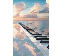 Melody Notebook #6 - UPRISE: A music themed journal for peaceful relaxation - 100 lined and coloring pages to write down and draw the melody of your heart. Perfect gift for those whose soul sings.