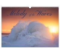 Melody of the waves (Wall Calendar 2027 DIN A3 landscape), CALVENDO 12 Month Wall Calendar: Captivating sea waves at sunrise