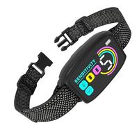 Meloive Collar Antiladridos para Perro,Collar Vibración con 8 Niveles de Sensibilidad Ajustables,4 Modos de Vibración/Fuerte Vibración/Sonido,Resistencia al Agua IP67 y Recargable,Negro