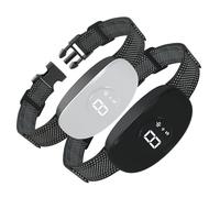 Meloive Collar Antiladridos para Perros, Collar Vibración con 8 Niveles de Sensibilidad Ajustables, 4 Modos de Vibración/Fuerte Vibración/Sonido, Resistencia al Agua y Recargable, 2 Piezas