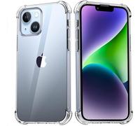 Melomon Funda Compatible con iPhone 14 Plus, 6,7 Pulgadas, Protectora la Cámara Suave TPU Silicona Anti-Choque Caso Delgada Carcasa, Absorción de Impacto, Anti- Arañazos (Transparente)