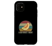 Melón divertido I Dew What I Want para los agricultores de Honeydew Carcasa para iPhone 11