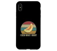 Melón divertido I Dew What I Want para los agricultores de Honeydew Carcasa para iPhone XS Max