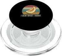 Melón divertido I Dew What I Want para los agricultores de Honeydew PopSockets PopGrip para MagSafe