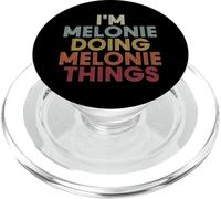 Melonie Name Melonie Personalized Name First Given PopSockets PopGrip para MagSafe