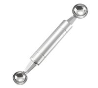 Melonn Baller De Doble Cara - Herramienta De Cocina Melonn Baller De Acero Inoxidable | Bolas De Meloonn Redonda Bola De Ballet Para Un Corte Preciso | Double Dessert Scoop Scoop Baller S