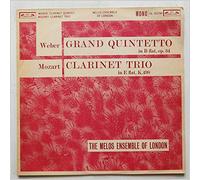 Melos Ensemble Of London - C.M. von Weber: Grand Quintetto in B Flat, W.A. Mozart: Trio in E Flat (Kegelstatt Trio) [LP]
