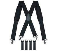MELOTOUGH Tirantes acolchados para cinturón de trabajo con trabillas de fijación para hombres, carpintero, construcción, electricista