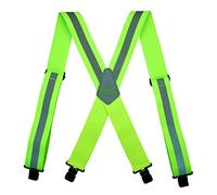 MELOTOUGH Tirantes reflectantes de seguridad | Tirantes de trabajo con tira reflectante de alta visibilidad, Reflectante de color, Large