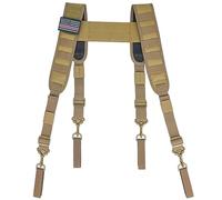 MELOTOUGH Tirantes tácticos para cinturón militar, arnés de policía, correas de policía, cinturón de aplicación de la ley, Caqui, Large