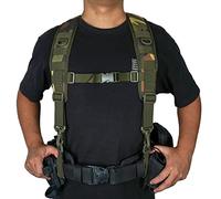 MELOTOUGH Tirantes tácticos resistentes para hombre, cinturón de servicio con arnés en H para seguridad de caza al aire libre, arneses de cinturón de batalla