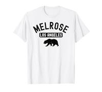 Melrose Los Ángeles Retro Hollywood California La Brea Bear Camiseta