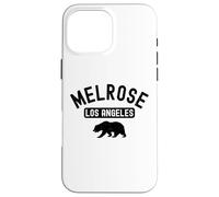 Melrose Los Ángeles Retro Hollywood California La Brea Bear Carcasa para iPhone 16 Pro MAX