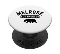 Melrose Los Ángeles Retro Hollywood California La Brea Bear PopSockets PopGrip Adhesivo
