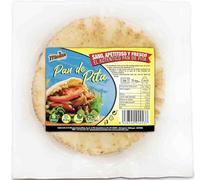 Mels Pan de Pita Auténtico, Harina de Trigo 60%, Vegan, Sin OGM, 6 Unidades por envase, 510g