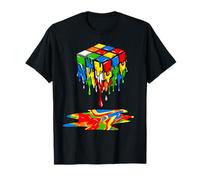 Melting Cube Speed Cubing Ice Cream Dripping Puzzle Camiseta