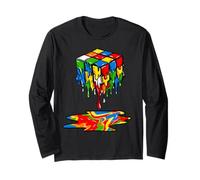 Melting Cube Speed Cubing Ice Cream Dripping Puzzle Manga Larga