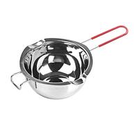 Melting Pote Waxs - Ollas de caldera de acero inoxidable de 400 ml con boquillas de doble vertido, calentador de mantequilla de multifunción | Olla de fusión para hacer velas de chocolate y
