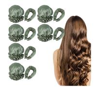 MeLtor 6 Piezas Heatless Curls, Lazy Curler Set Diadema, Rizadores De Pelo Sin Calor Rizos Sin Calor Para El Hogar Y Fiestas Seda,green