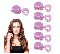 MeLtor 6 Piezas Ondas Sin Calor, Lazy Curler Set Diadema, Rulos Pelo Grandes Rulos Flexibles Para Rizar Pelo Para Cabello Largo Y Medi De Diseño De Estilo DIY,pink