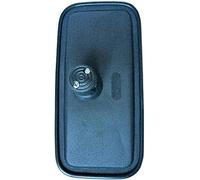 MelTruck® Espejo retrovisor exterior, grande, 375 x 190 mm, R1800, universal para excavadoras, tractores y camiones