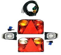 MelTruck Kit Iluminación Remolque LED E9 - Pilotos Traseros con Bayoneta + Luces de Gálibo + Cable 13 Pines - para Remolque Caravana Camión