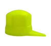 MelTruck Tapones para tuercas de rueda con indicador de posición Ø33 mm protección cubierta para tornillos de camiones (20, amarillo neón, altura - 41 mm)