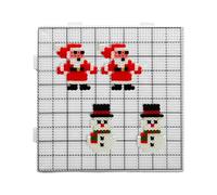 Melty Beads - Tablero cuadrado reutilizable resistente al calor | Placa cuadrada de cuentas para manualidades, para casa, escuela, aula, niños, adultos, jóvenes, proyectos de arte