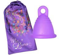 MeLuna Classic Copa Menstrual, Anillo, Violeta, Talla Shorty XL - 1 Unidad