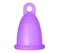 MeLuna Classic Copa Menstrual con Anillo, Color Violeta, Talla S - 1 Unidad