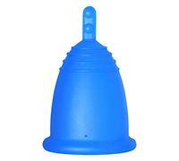 MeLuna Classic Copa Menstrual, Palito, Azul, Talla M - 1 Unidad