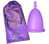 MeLuna Classic Copa Menstrual, Palito, Violeta, Talla S - 1 Unidad