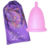 MeLuna Soft Copa Menstrual, Bola, Rosa, Talla M - 1 Unidad