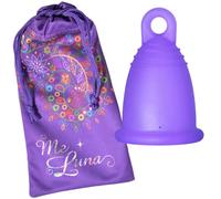 MeLuna Sport Copa Menstrual, Anillo, Violeta Azulado, Talla L - 1 Unidad