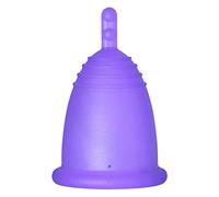 MeLuna Sport Copa Menstrual, Palito, Violeta Azulado, Talla L - 1 Unidad