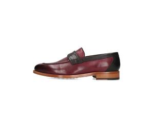 Melvin & Hamilton Ted 1 French Calf Burgundy, Mocasín Hombre, Rojo, 40 EU