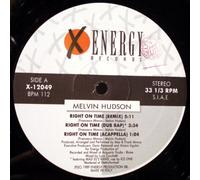 Melvin Hudson - Right On Time [Vinyl Single 12''] [Vinilo]