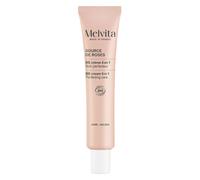 Melvita, bb cream dorada hidratante y protectora, acabado natural y lu