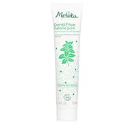 Melvita - Pasta Dental Natural Cuidado Bucal - Frescura de Menta Prolongada - Anti-Placa, Uso Diario, Hilo Dental Natural, Salud Dental Ecológica - Tubo 75 ml