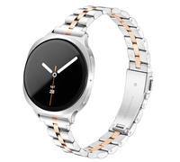 Melyis Correa delgada de metal para Samsung Galaxy Watch 8, 7, 6, 5, 4, FE de 40 mm, 44 mm, Galaxy Watch 8, 6, 4 Classic, 20 mm, acero inoxidable, Galaxy Watch 8, correa delgada para correas de reloj