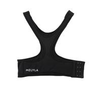 Melyla Sujetador Antiarrugas para Dormir - Reducción de Arrugas en el Escote y Pecho, Tratamiento Alisado de Arrugas Durante la Noche, Negro, L