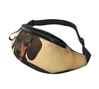 Mem Fashion - Cangurera cruzada para mujer, bonita riñonera con correa ajustable, color negro, talla única, Black, Talla única